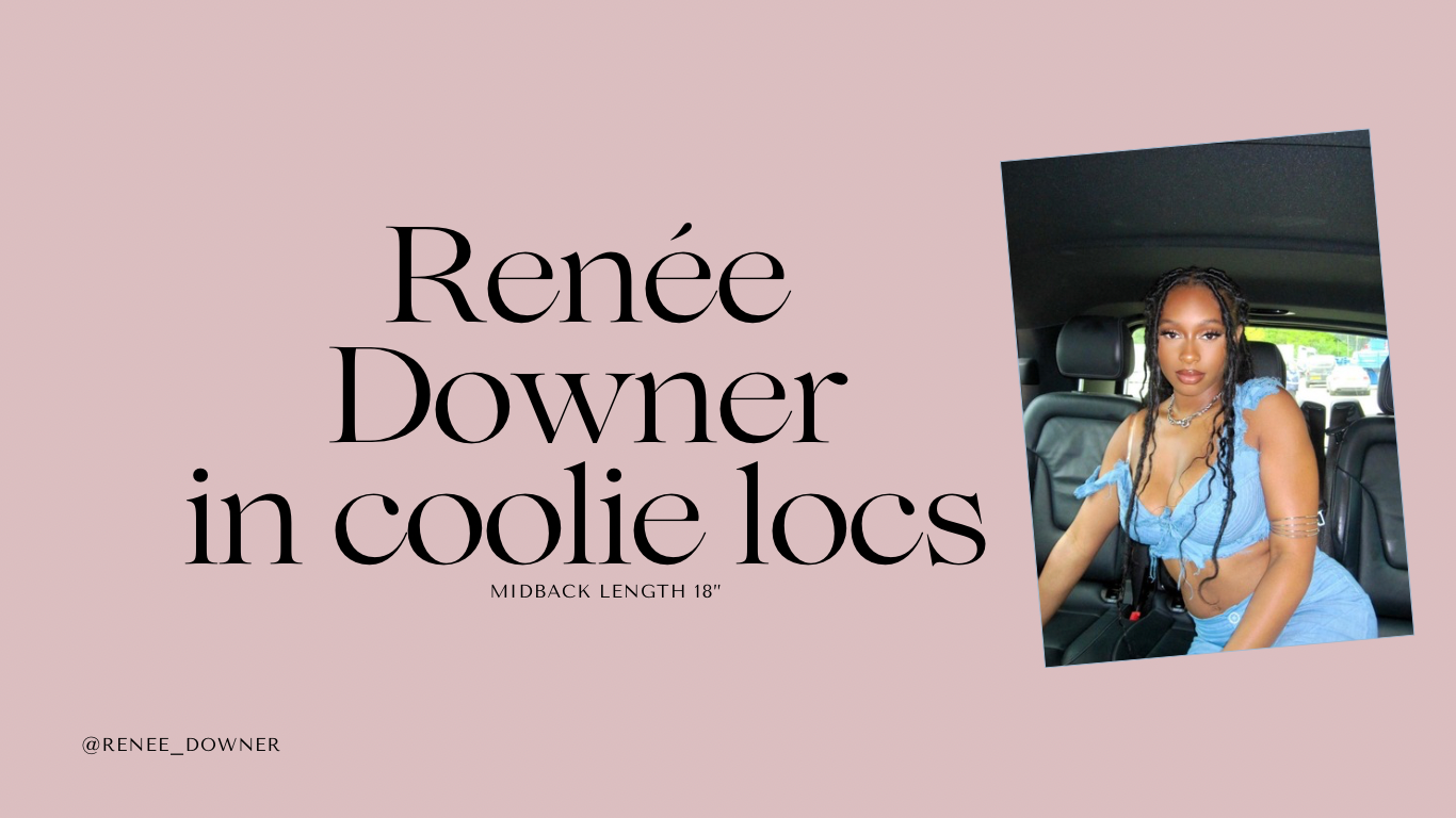 Renee Downer and Coolie locs